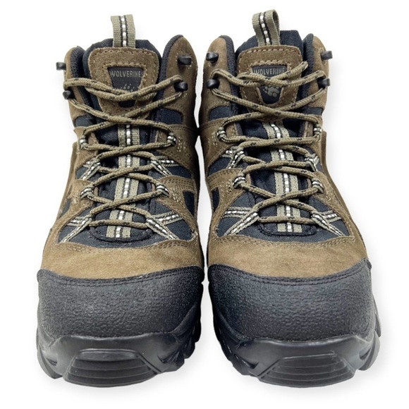Wolverine Brighton Leather Steel Toe Mid Hiking Boot Brown 11 - Picture 6 of 12